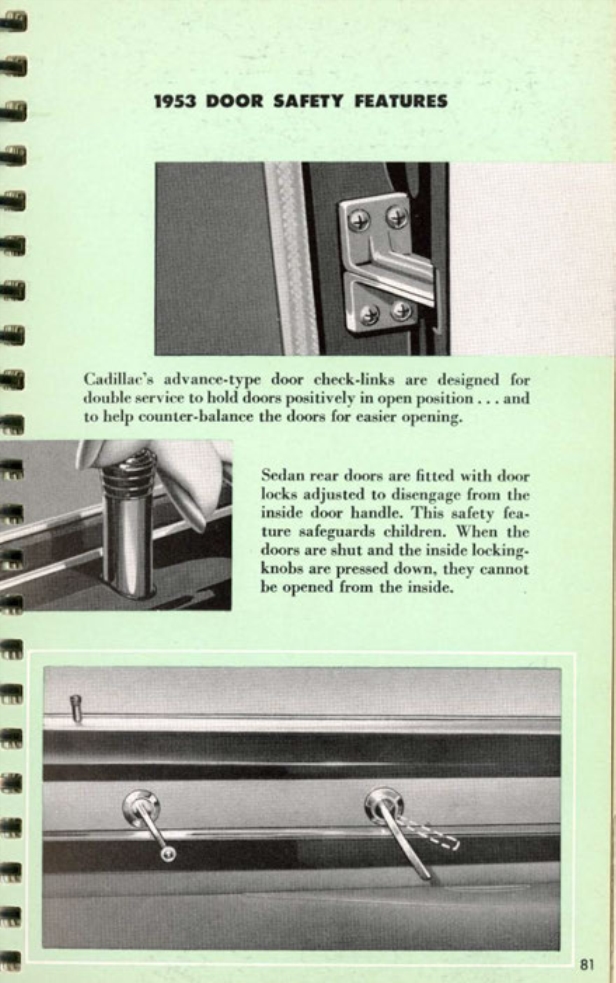 1953 Cadillac Salesmans Data Book Page 9